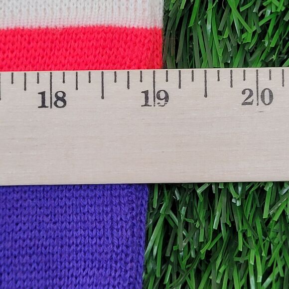 Vintage 80s MOD Sweater Small 19x23 Red - Picture 5 of 10